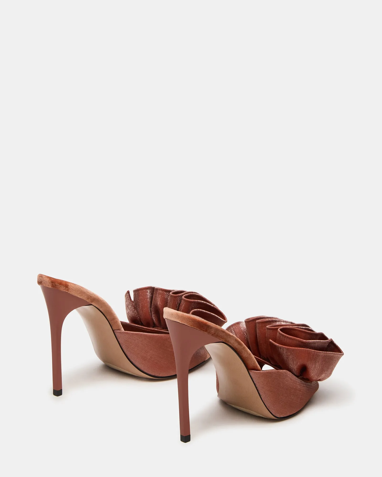 Giant High Heel Shoe AFFINITY RUST SATIN