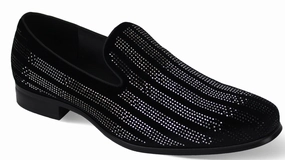 Casual Shoes For Blazer After Midnight Marco Velvet Smoker Shoes Black Multi