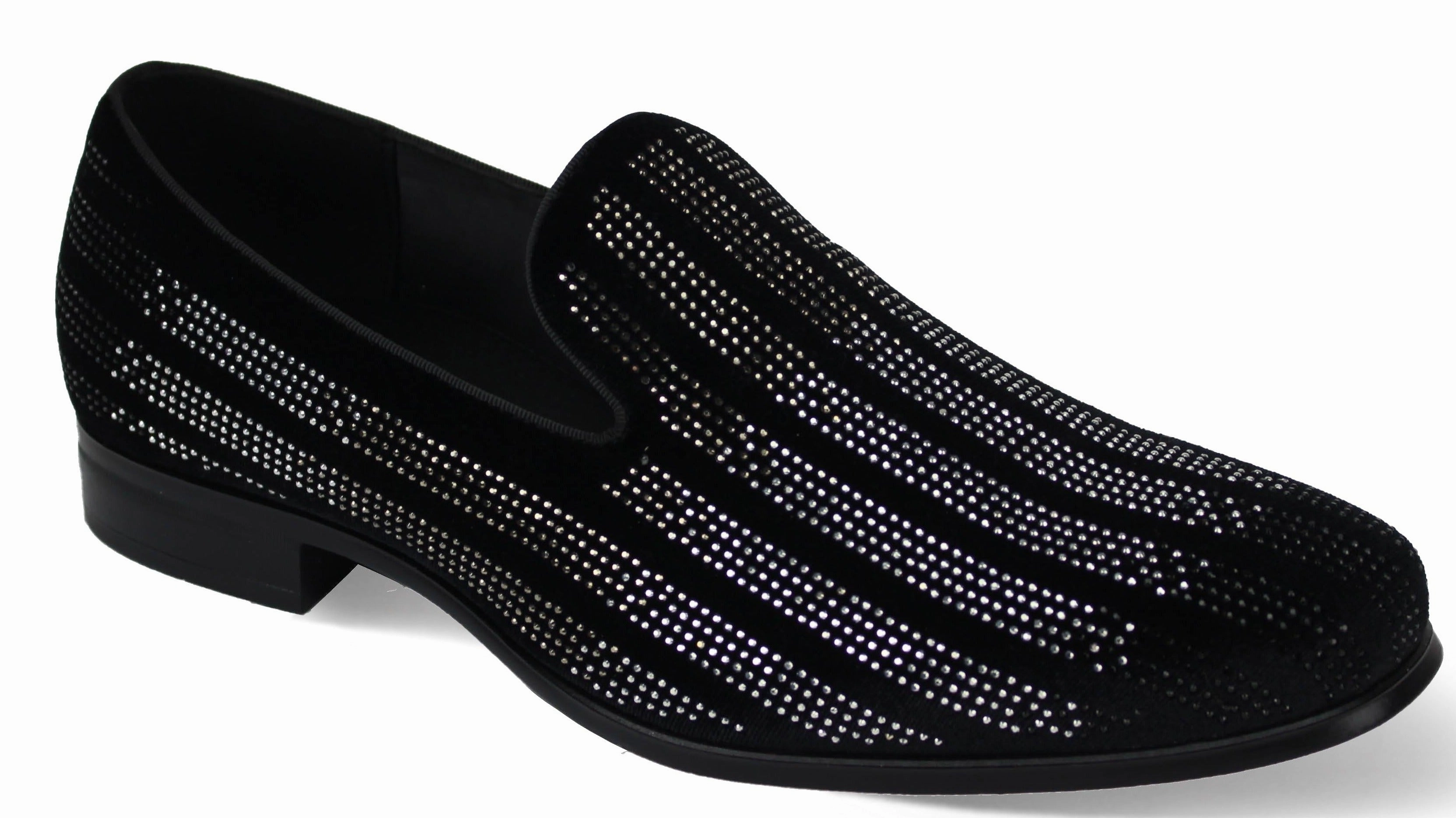 After Midnight Marco Velvet Smoker Shoes Black Multi Best Casual Shoes Under 100