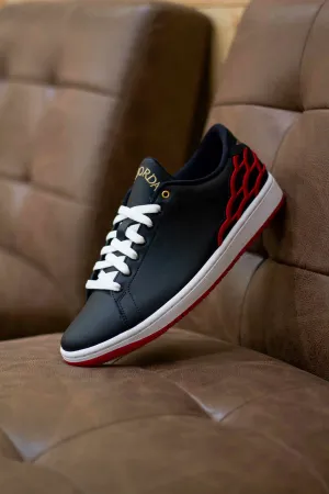 AIR JORDAN 1 CENTRE COURT "BLACK/MYSTIC HIBISCUS" Sneakers No Socks