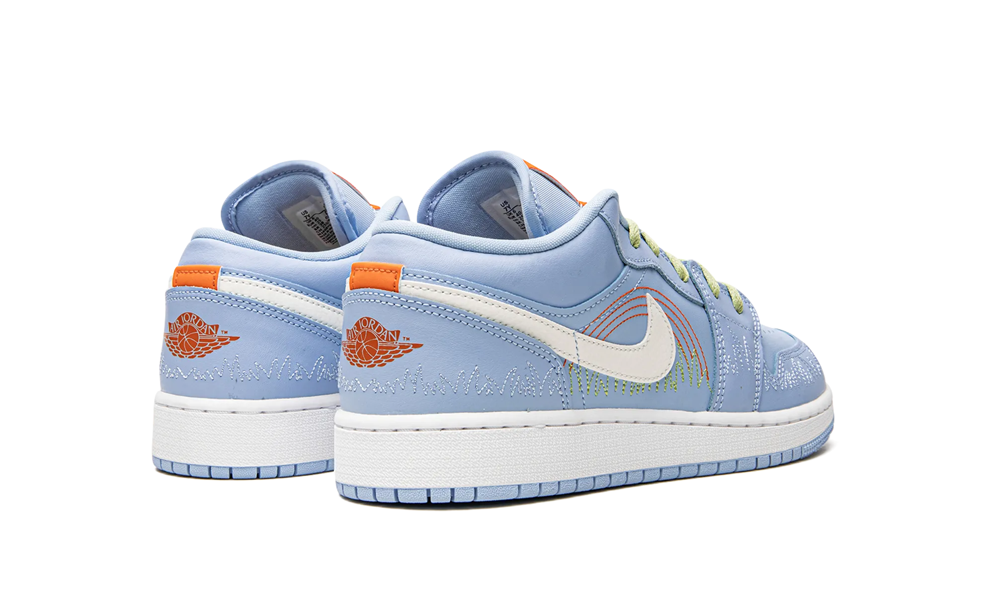 Air Jordan 1 GS "Blue Stitch" Lee Sneakers Brooklyn Ny