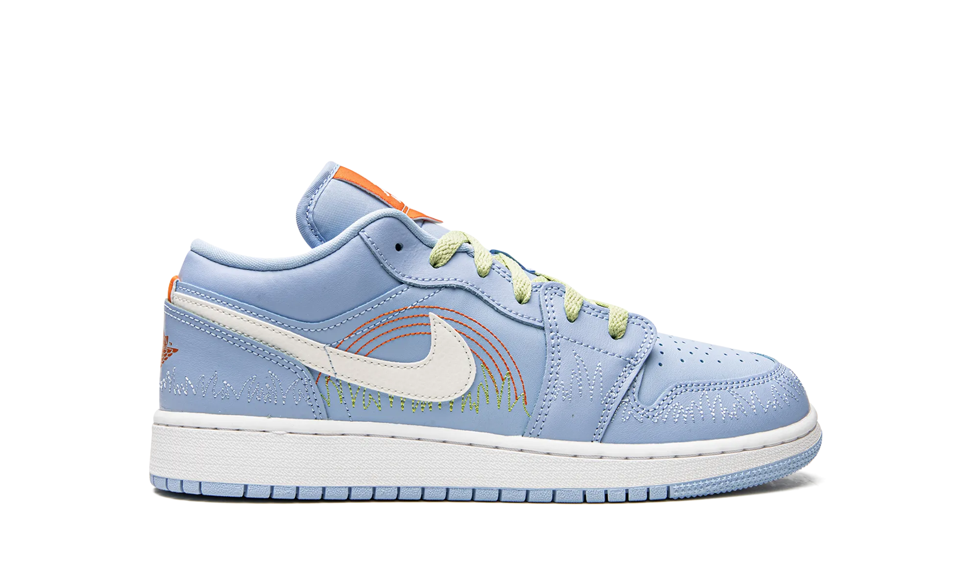 Air Jordan 1 GS "Blue Stitch" Reebok Sneakers