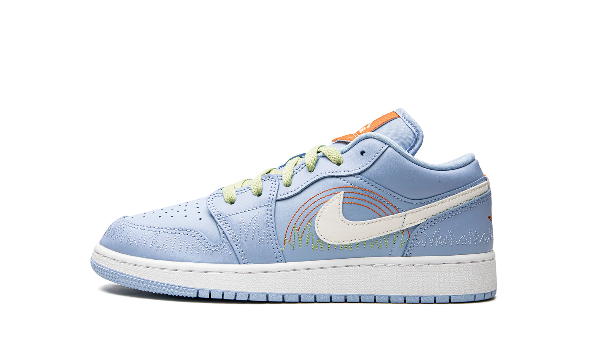 Multi Color Sneakers Air Jordan 1 GS "Blue Stitch"