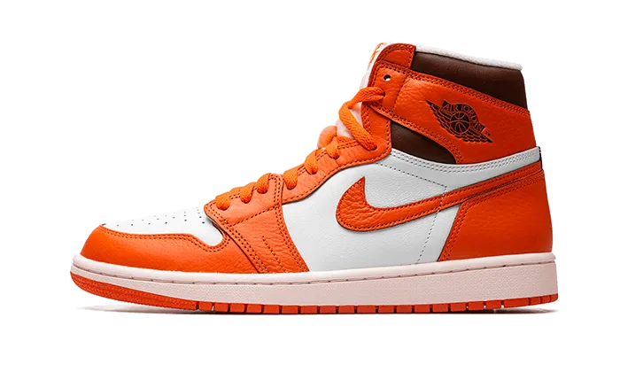 Wide White Sneakers Air Jordan 1 High OG Starfish