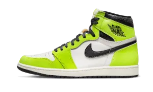Wide Walking Sneakers Air Jordan 1 High OG Visionaire (Volt)