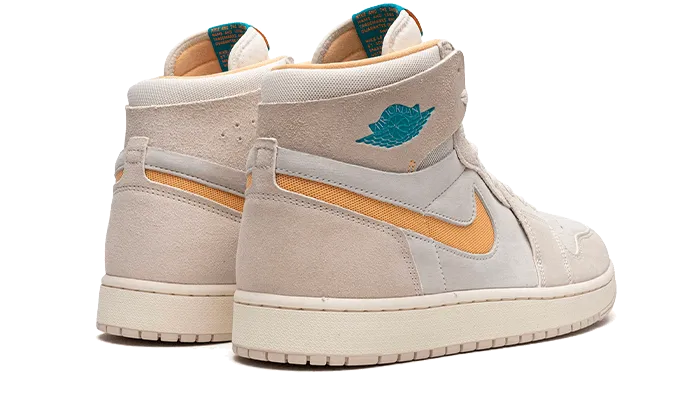 Mortal Kombat Sneakers Air Jordan 1 High Zoom CMFT 2 Light Orewood Brown