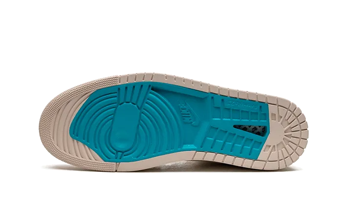 Air Jordan 1 High Zoom CMFT 2 Light Orewood Brown Classic Leather Sneakers