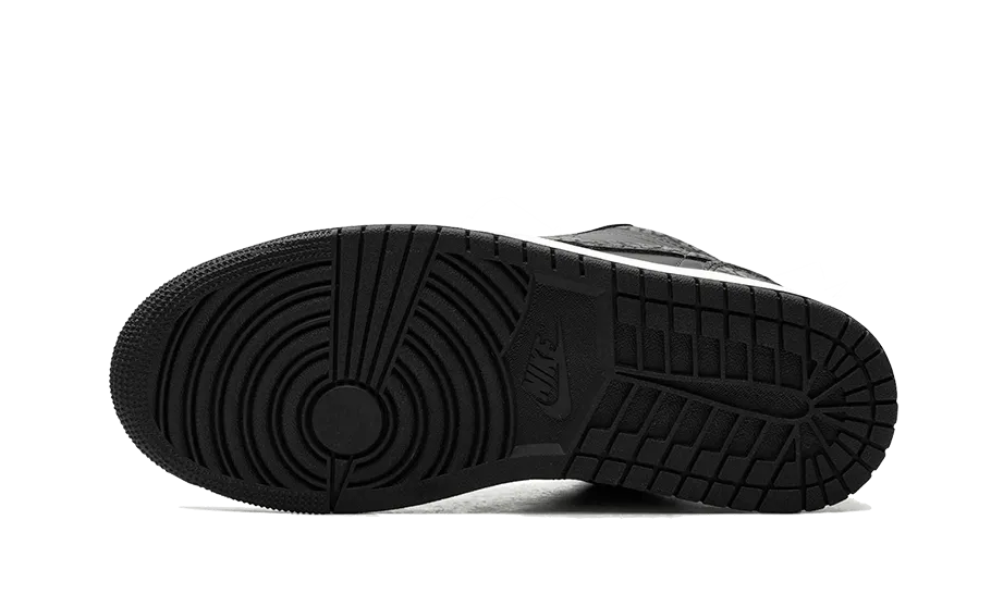 Air Jordan 1 Low Black Elephant Sneakers With Stars On Side