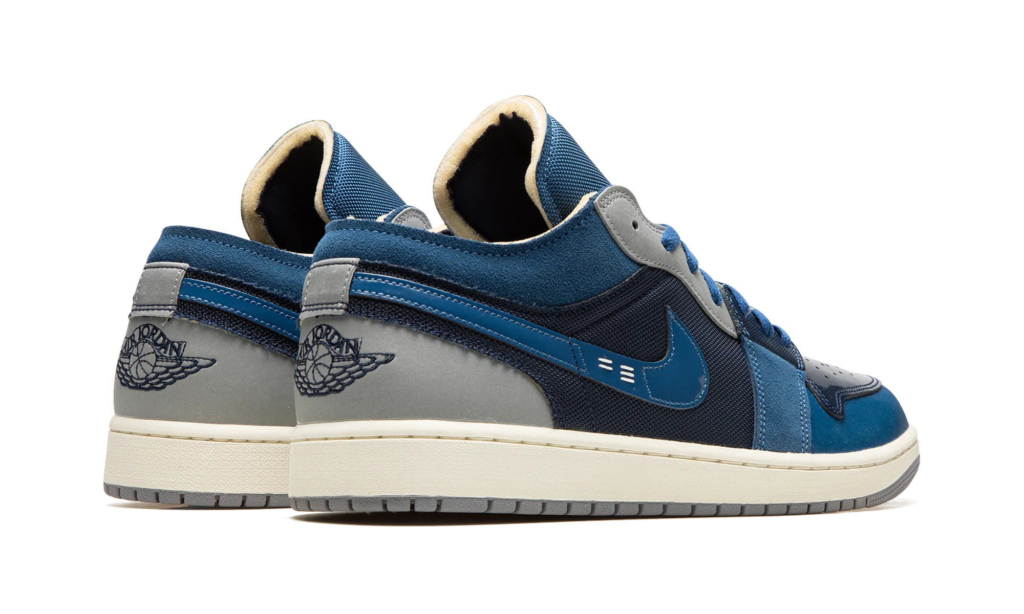 Merino Wool Sneakers Air Jordan 1 Low Craft "Obsidian"