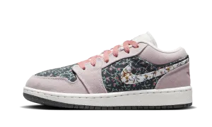 Air Jordan 1 Low Floral Canvas High Tops Sneakers