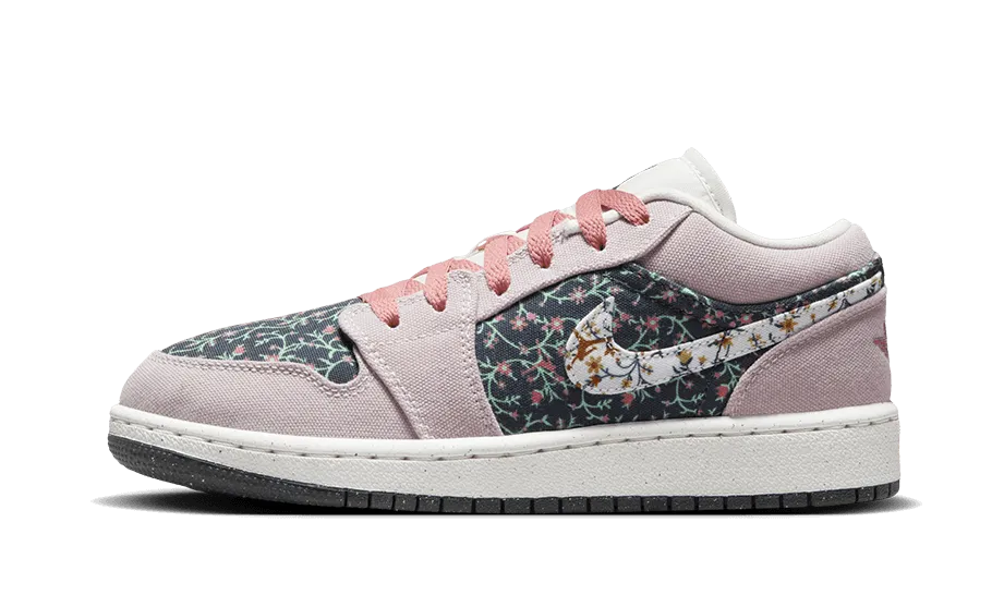 Air Jordan 1 Low Floral Canvas Sneakers Tom Ford