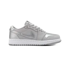 Best Trending Casual Shoes Air Jordan 1 Low OG 'Metallic Silver' GS (2024)