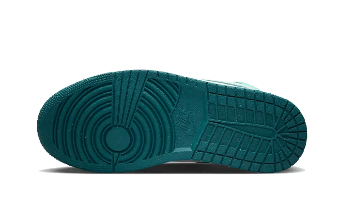 Air Jordan 1 Mid Bleached Turquoise Boombah Sneakers