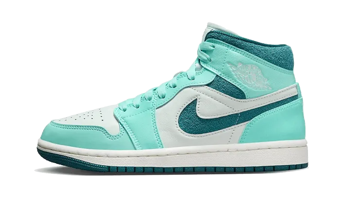 Air Jordan 1 Mid Bleached Turquoise Sneakers Company