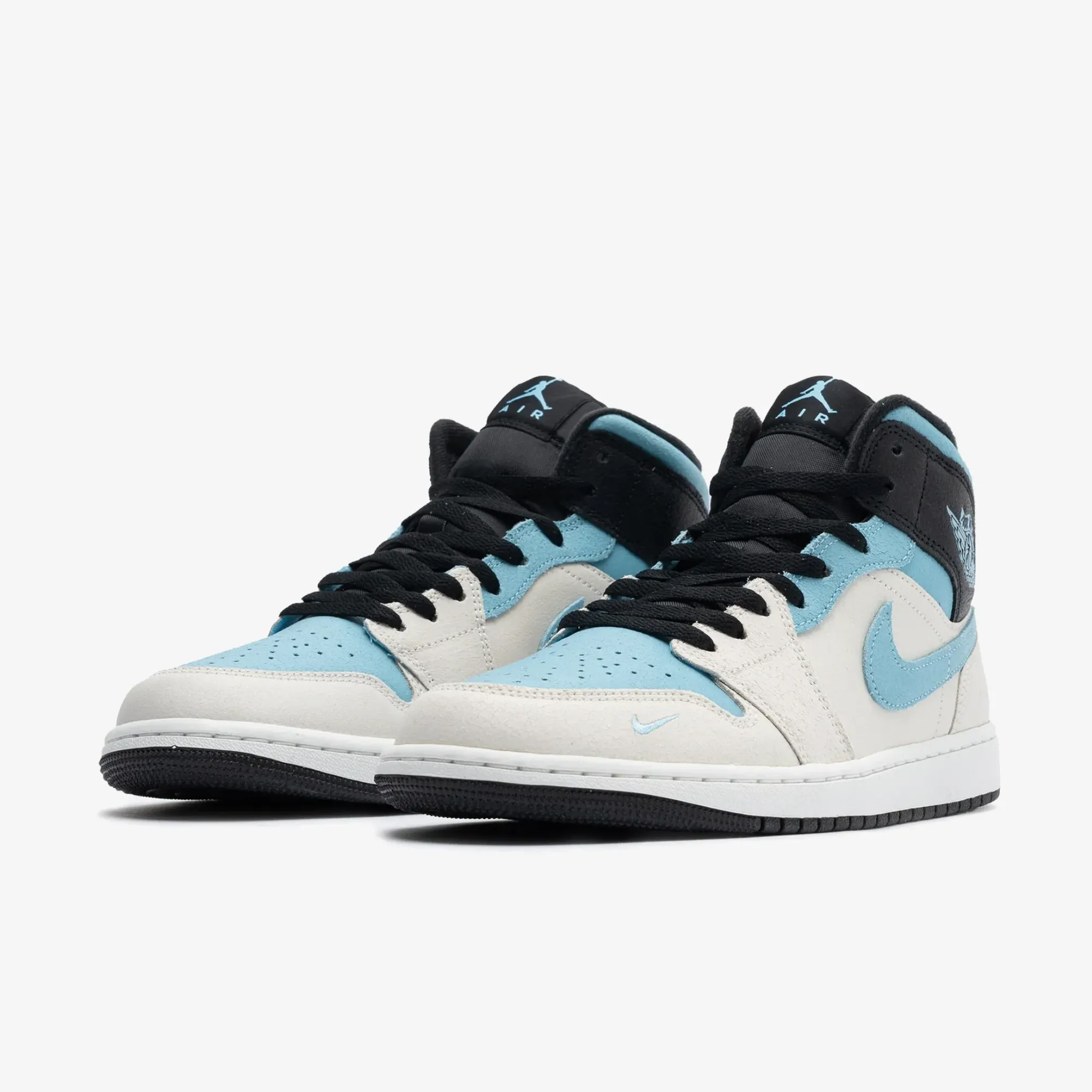 Street Sneakers Air Jordan 1 Mid Blue Chill