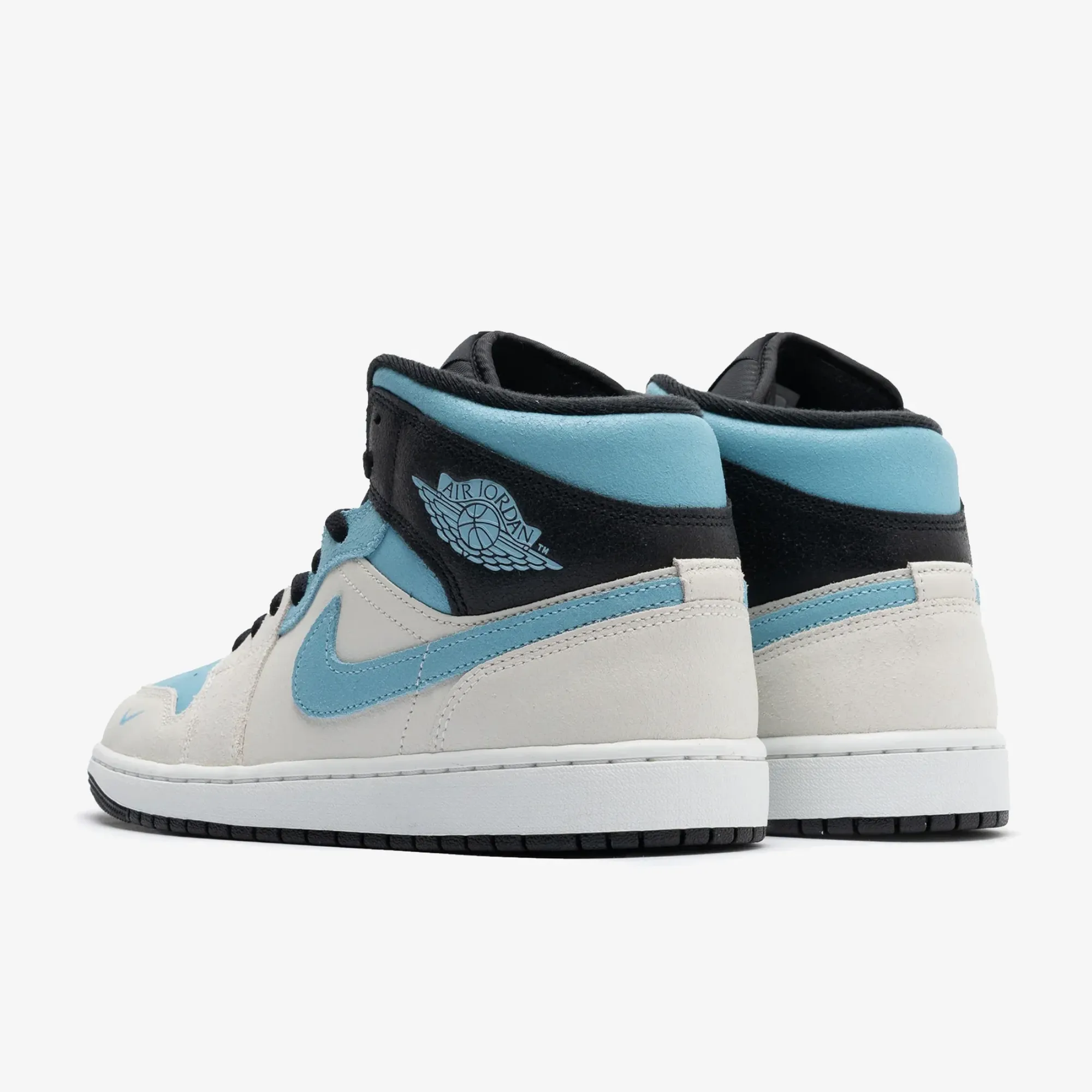 Sneakers Business Casual Air Jordan 1 Mid Blue Chill
