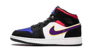 Air Jordan 1 Mid GS "Laker Top 3" Sns Sneakers
