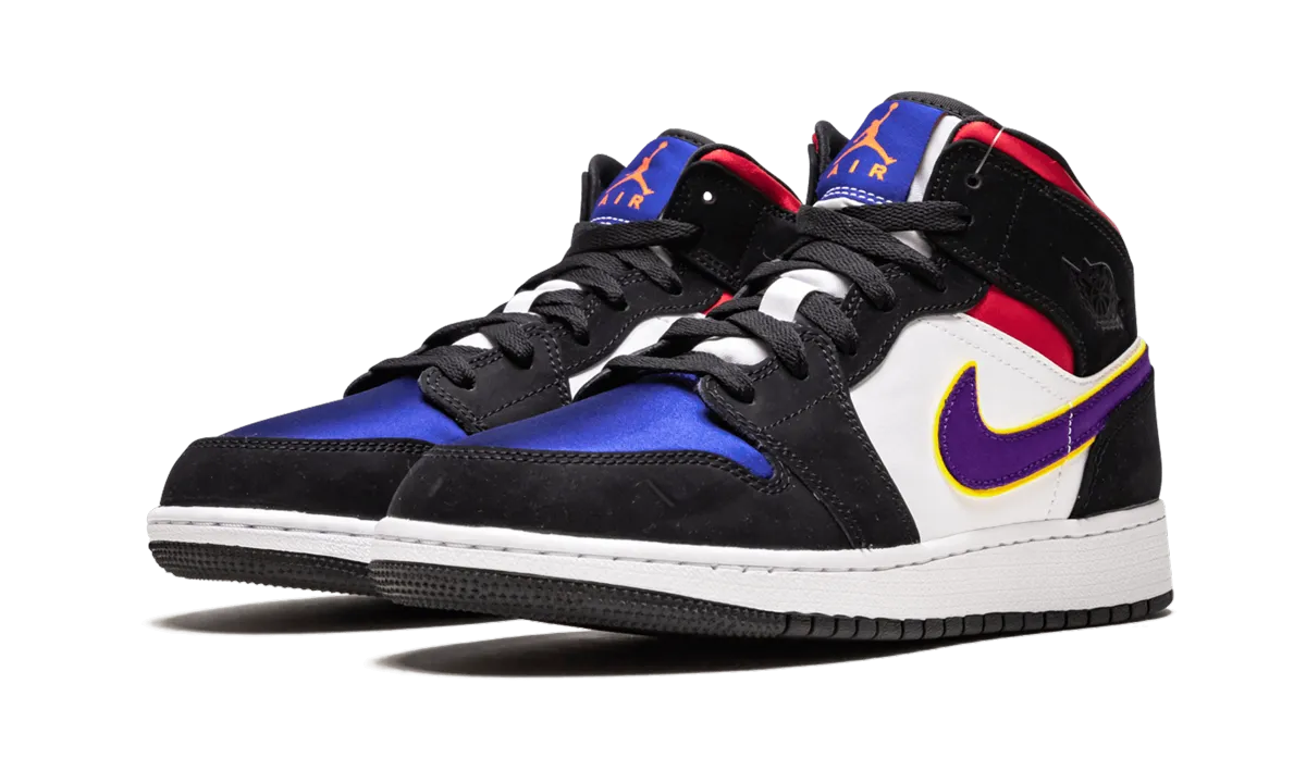 Air Jordan 1 Mid GS "Laker Top 3" Lulu Sneakers