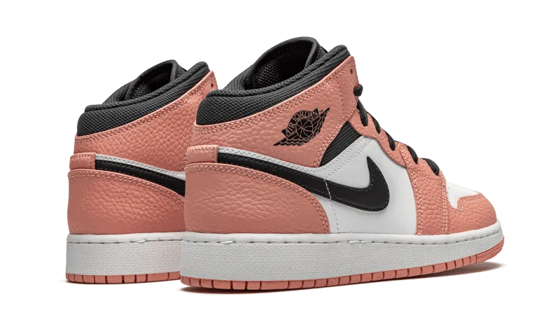 B Boy Sneakers Air Jordan 1 Mid Pink Quartz