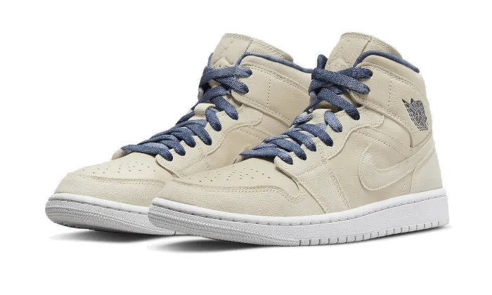 Air Jordan 1 Mid Sanddrift Yonex Tennis Sneakers