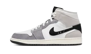 Air Jordan 1 Mid SE Craft Cement Grey Ladies In Sneakers