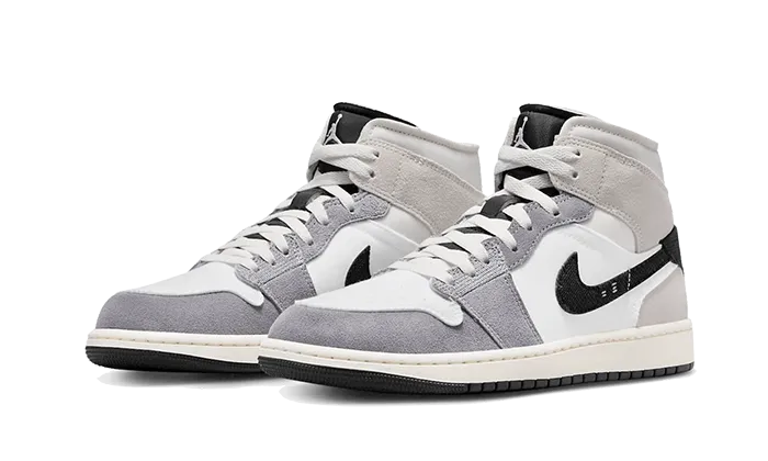 Reba Sneakers Air Jordan 1 Mid SE Craft Cement Grey