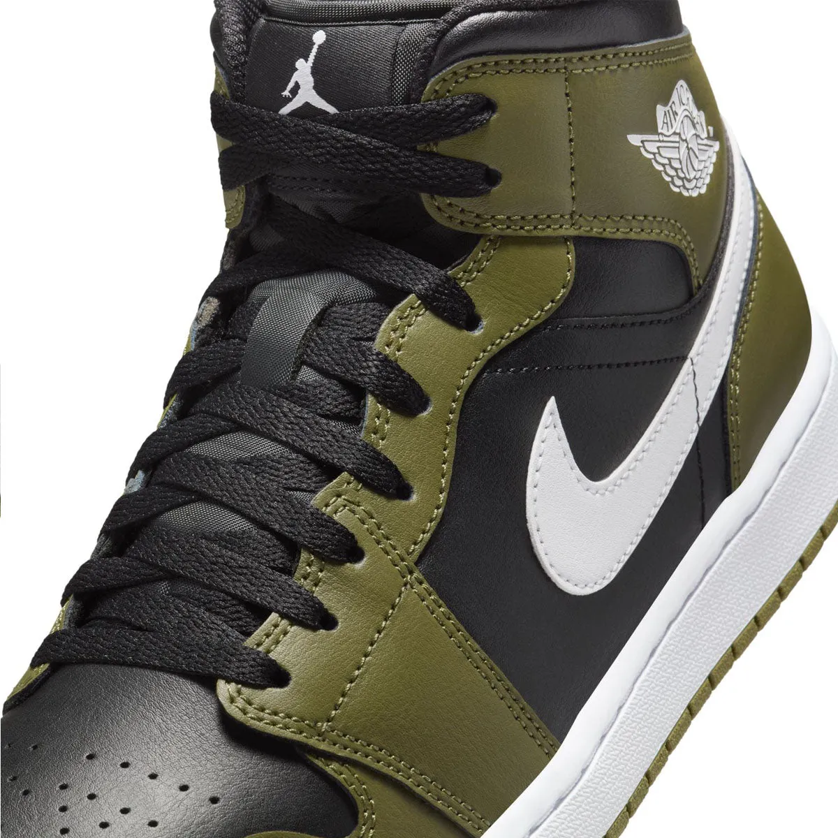 Air Jordan 1 Mid 'Sequioa' Easter Mule Sneakers