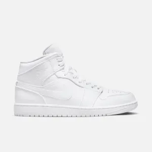 Air Jordan 1 Mid Triple White Euforia Sneakers