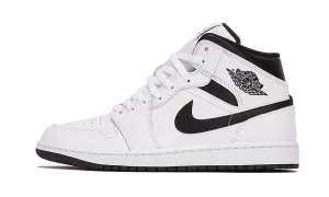 Good Walking Sneakers For Flat Feet Air Jordan 1 Mid White Black