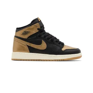 Air Jordan 1 Retro High OG 'Black Metallic Gold' GS (2024) Best Casual Shoes For Arch Support