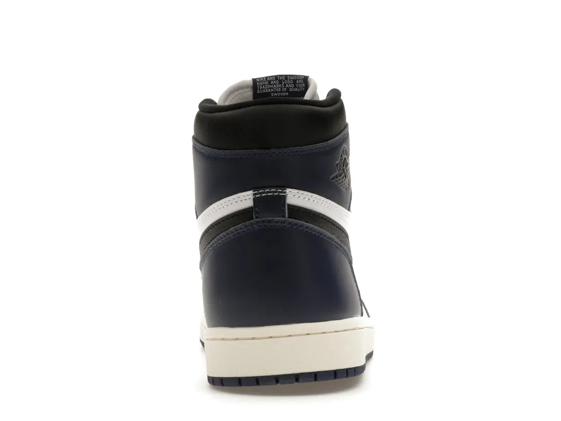Bleaching Sneakers Air Jordan 1 Retro High OG Midnight Navy