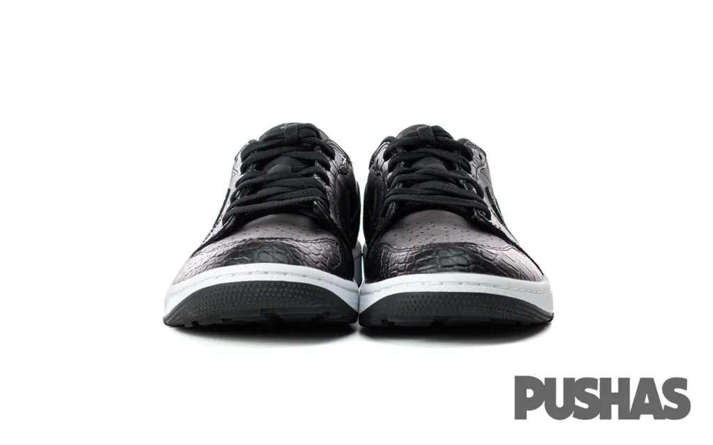Air Jordan 1 Retro Low Golf 'Black Croc' (2023) Comp Toe Sneakers