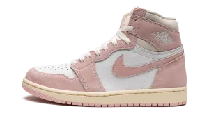 Lace-up Boots Casual Leather Shoes AIR JORDAN 1 WMNS "Washed Pink"