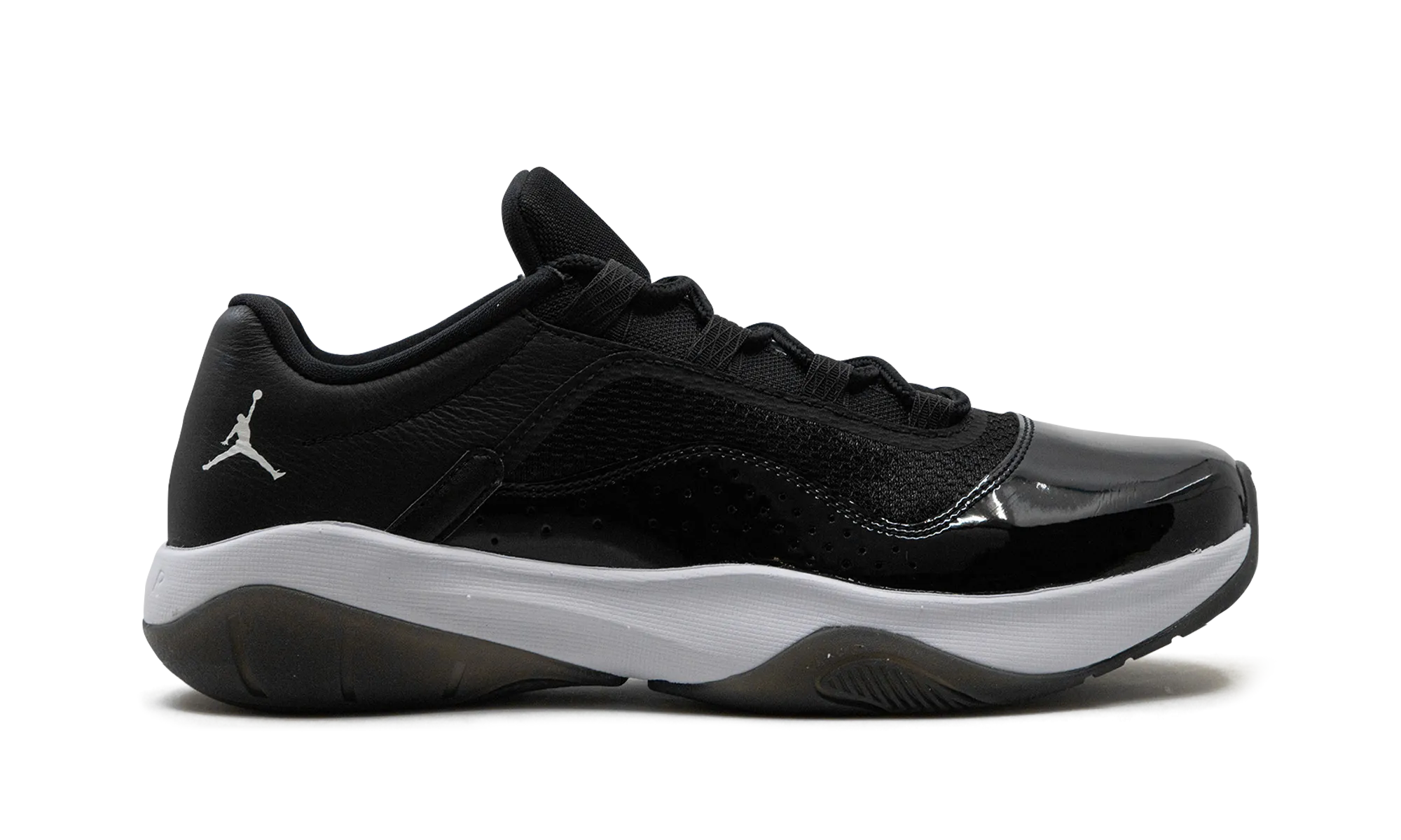 Air Jordan 11 CMFT Low "Black/White" Top Running Sneakers