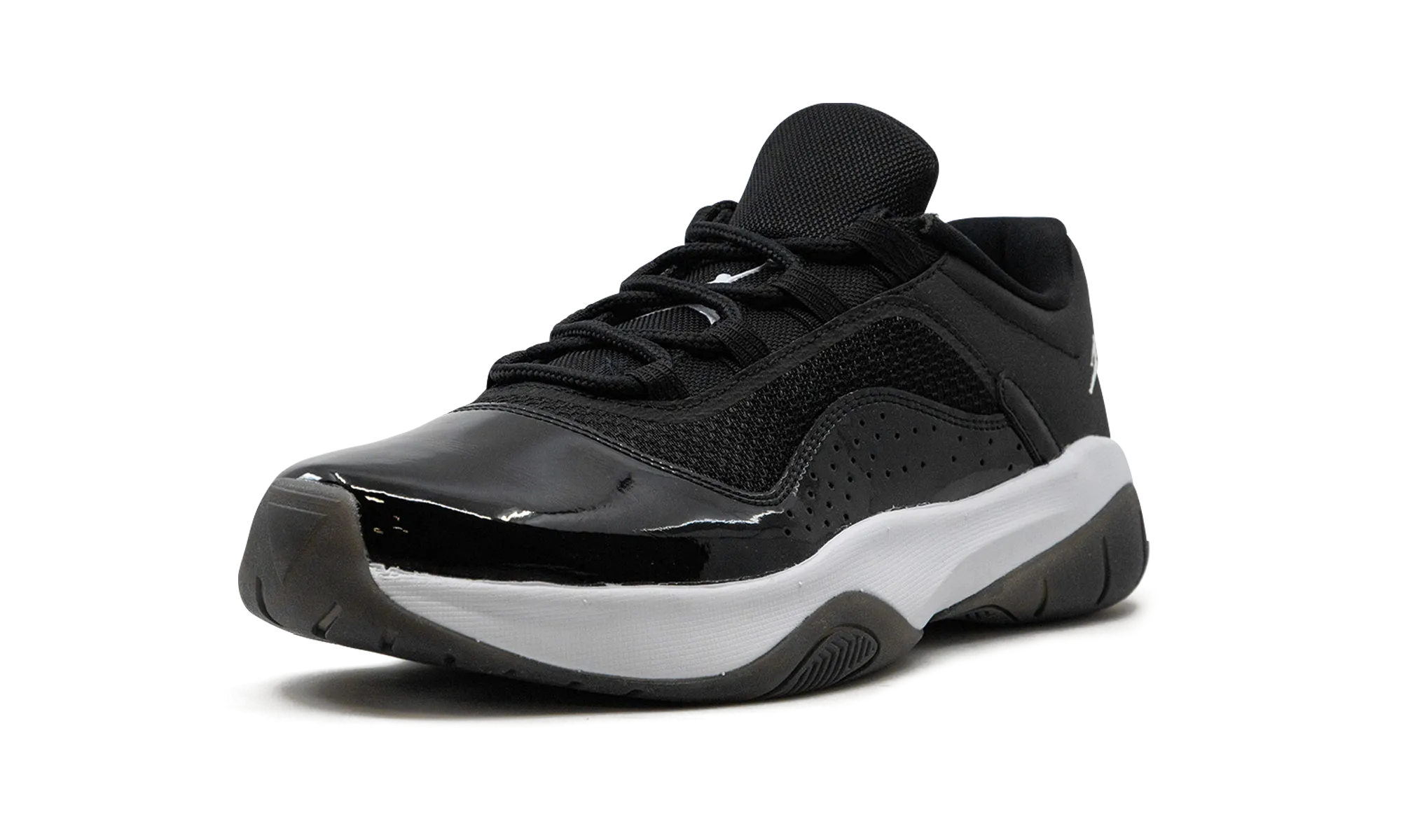 Air Jordan 11 CMFT Low "Black/White" Canvas Slip On Sneakers