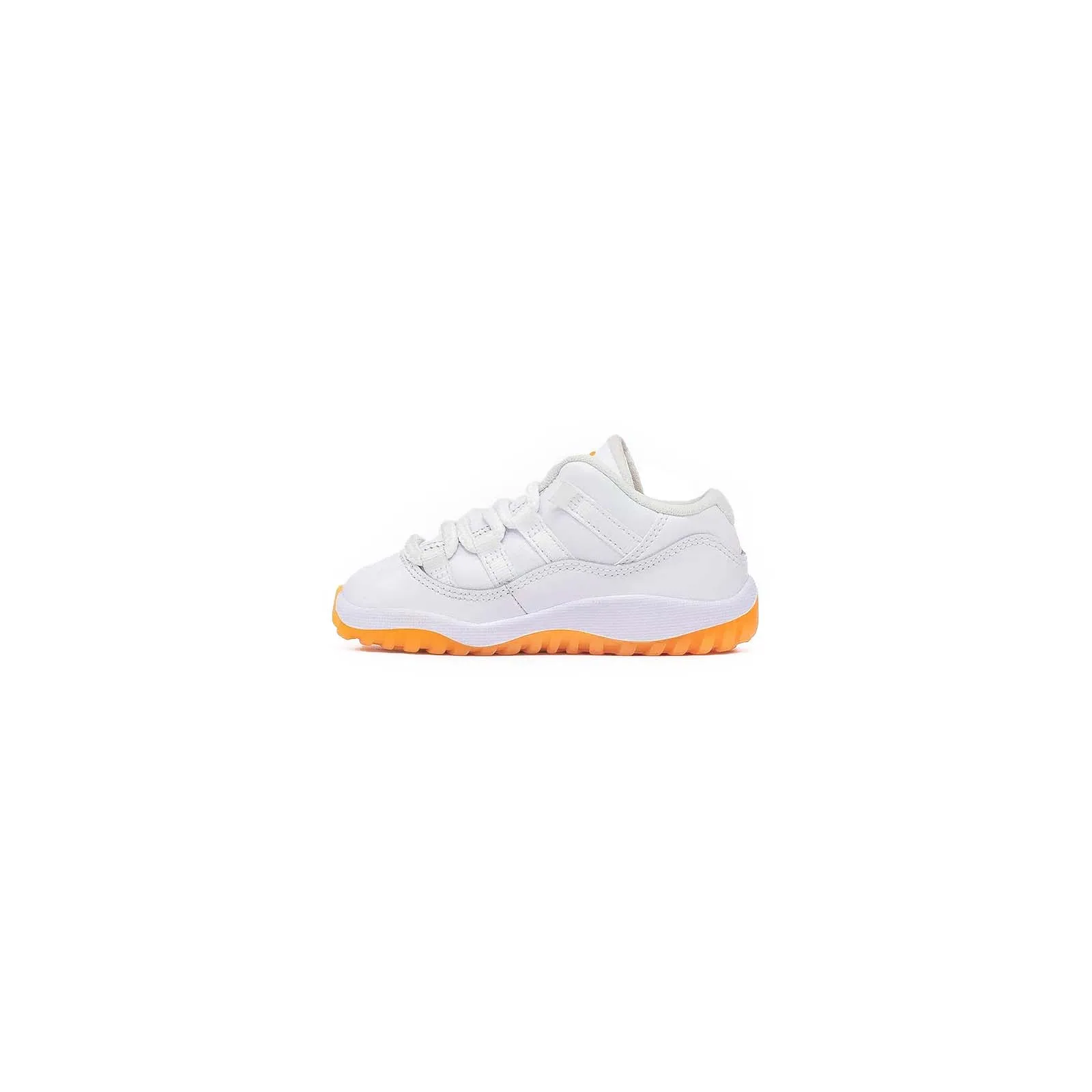 Turf Sneakers Air Jordan 11 Low (PS), Bright Citrus (2021)