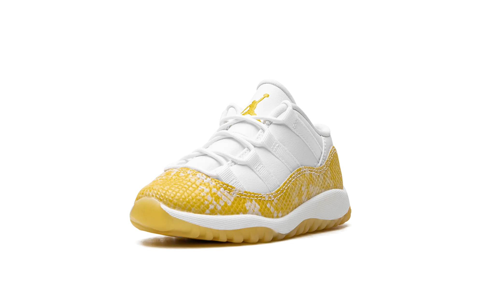 Childrens Sneakers Air Jordan 11 Low TD "Yellow Snakeskin"