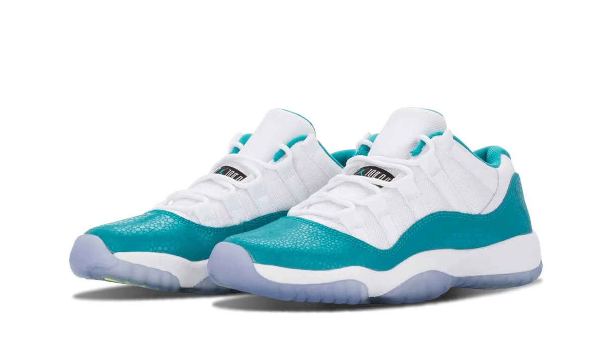 Air Jordan 11 Retro Low GS "Turbo Green" Secured Sneakers