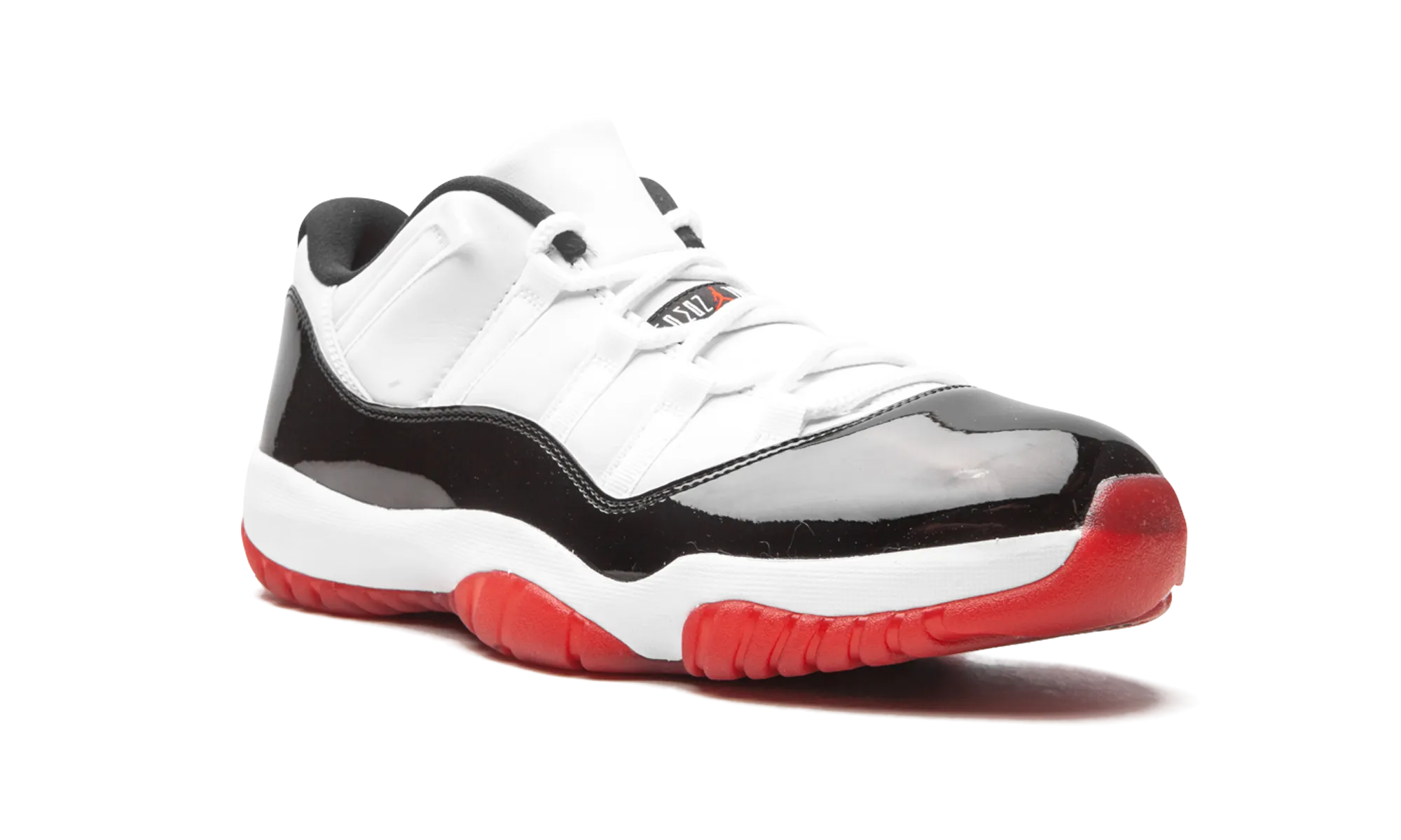 Air Jordan 11 Retro Low "Concord Bred" Genuine Leather Sneakers