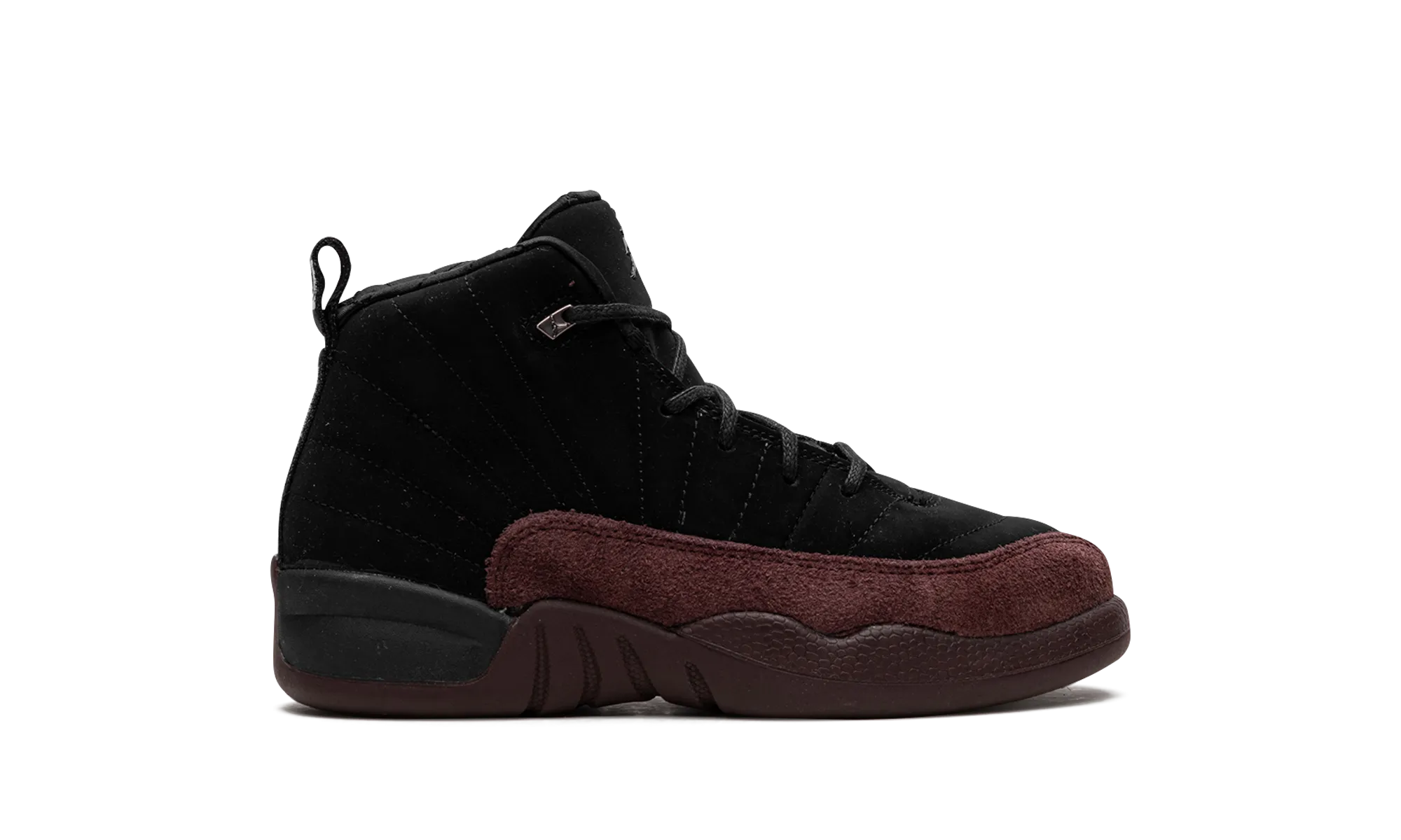 Air Jordan 12 PS "A Ma Manire - Black" Sherpa Sneakers