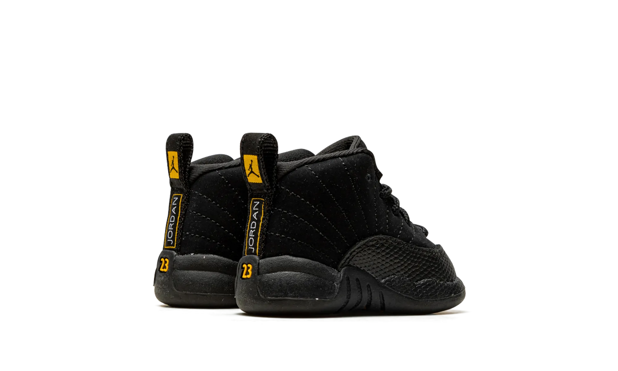 Air Jordan 12 TD "Black/Gold" Asics Trail Sneakers