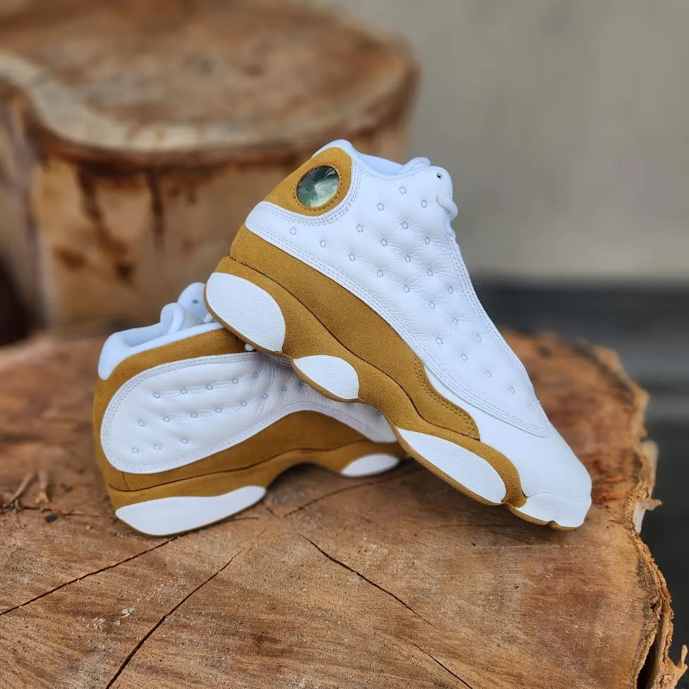 AIR JORDAN 13 RETRO (GS) 'WHEAT' White Low Top Sneakers