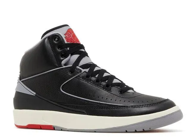 Air Jordan 2 High Retro Black Cement Jordans Sneakers