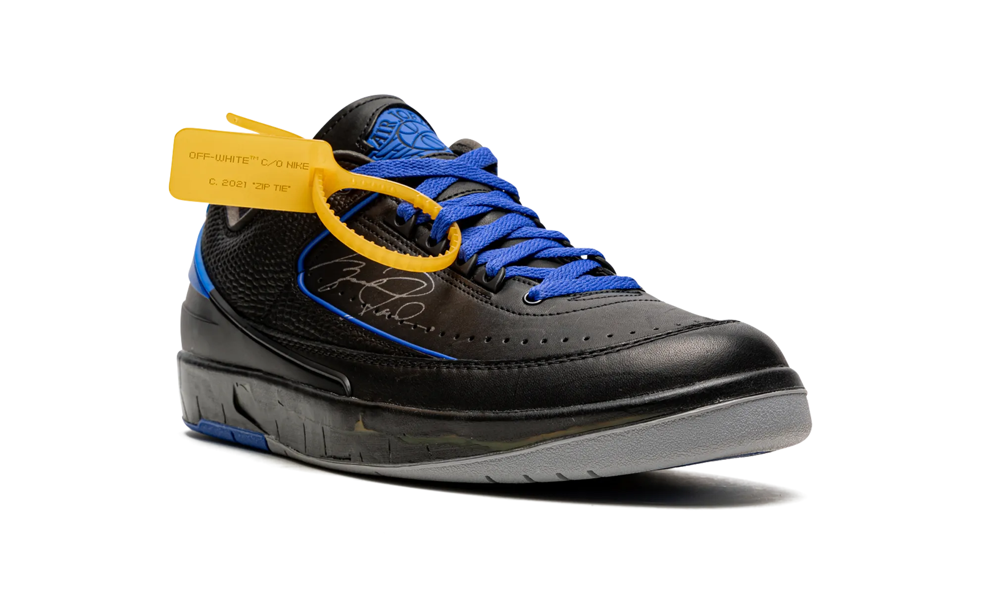 Athleisure Sneakers Air Jordan 2 Low OG SP "Off-White - Black/Blue"
