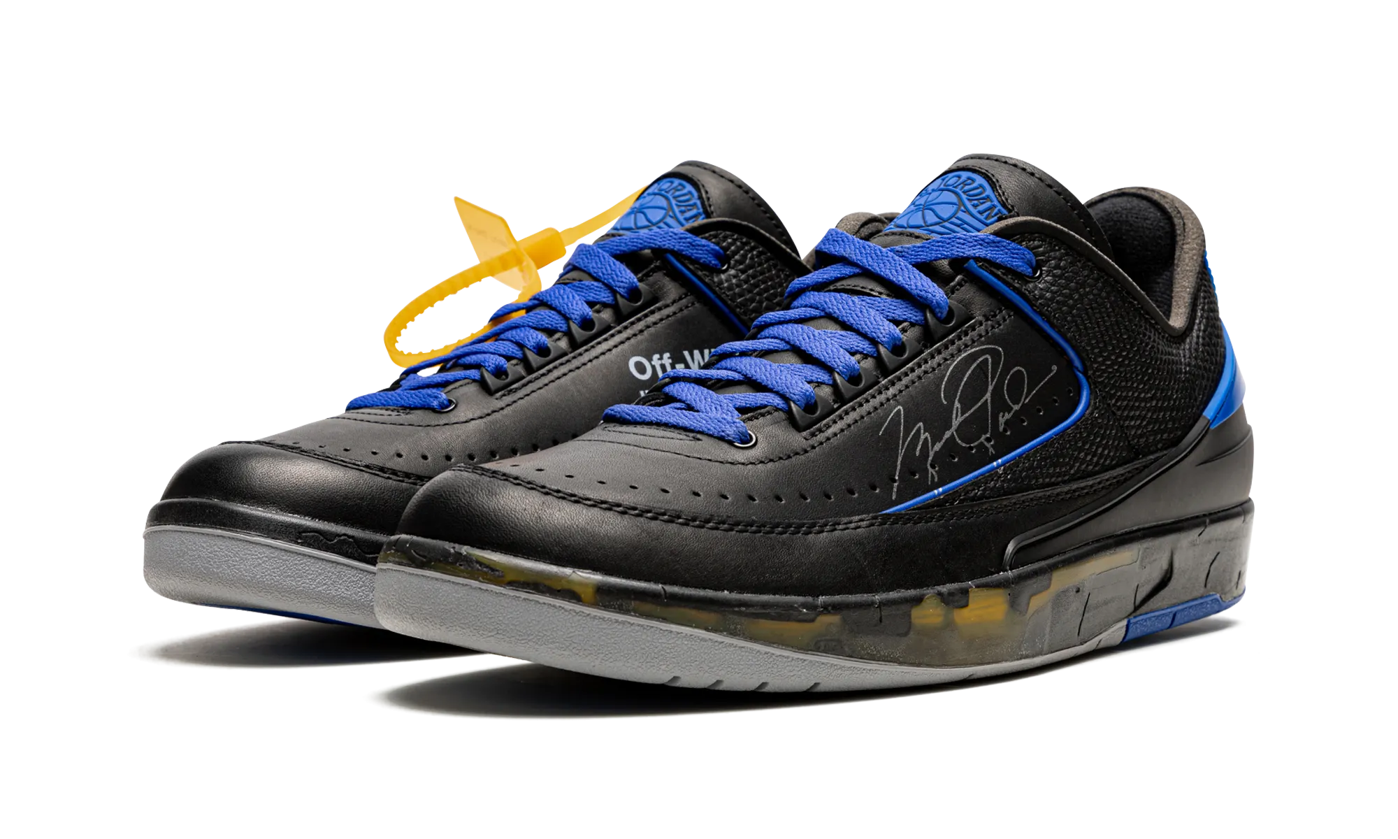 Isabel Marant Velcro Sneakers Air Jordan 2 Low OG SP "Off-White - Black/Blue"