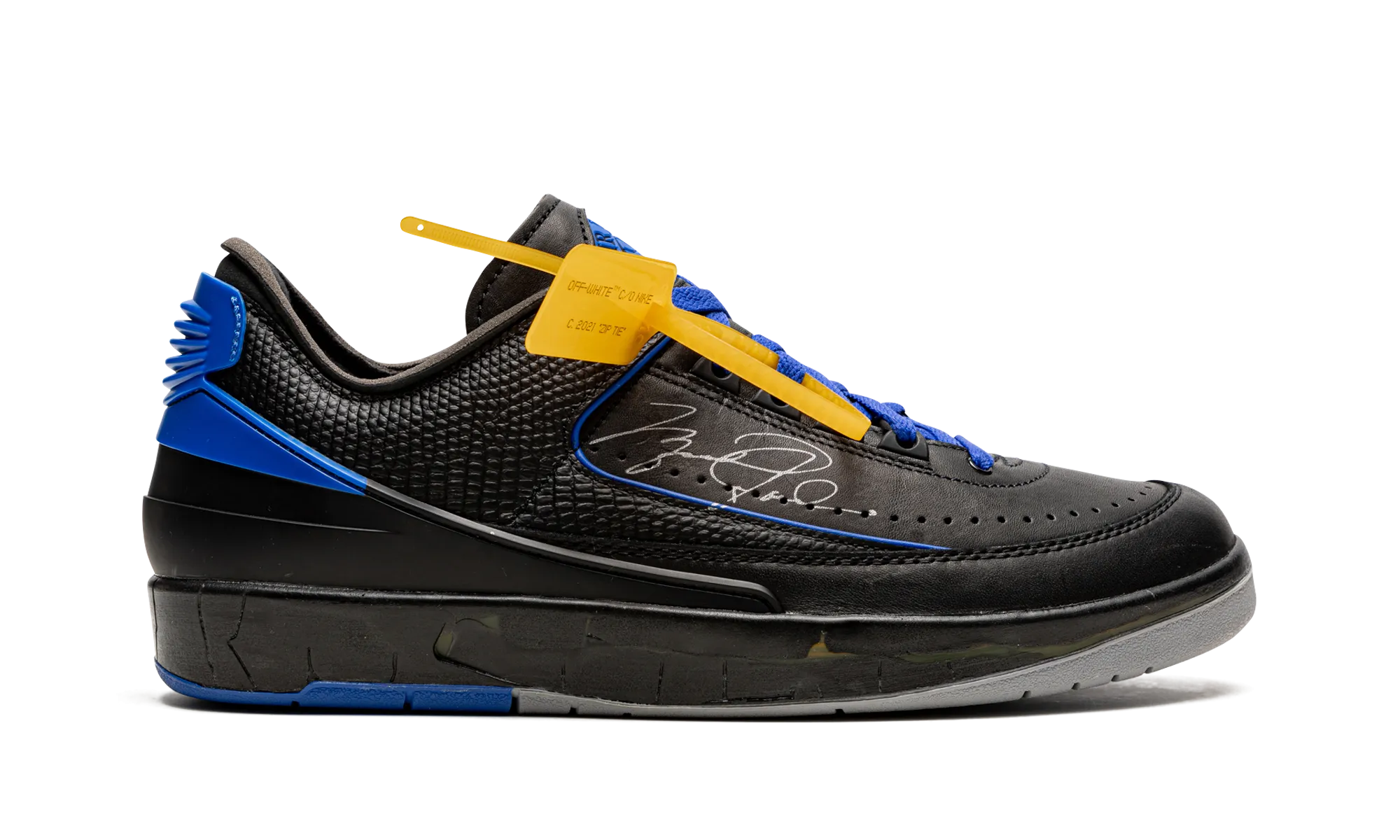 Air Jordan 2 Low OG SP "Off-White - Black/Blue" Best Sneakers For Walking And Running