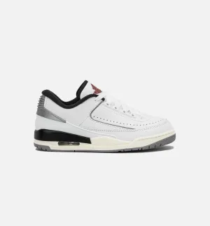 Air Jordan 2/3 Mens Lifestyle Shoes - White/Fire Red/Cement Grey/Sail Expensive Sneakers