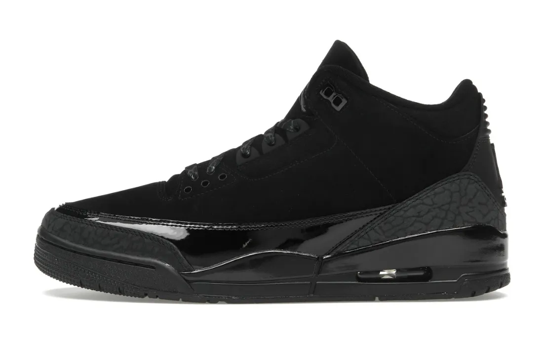 Air Jordan 3 Retro Black Cat (2025) 50 Dollar Sneakers