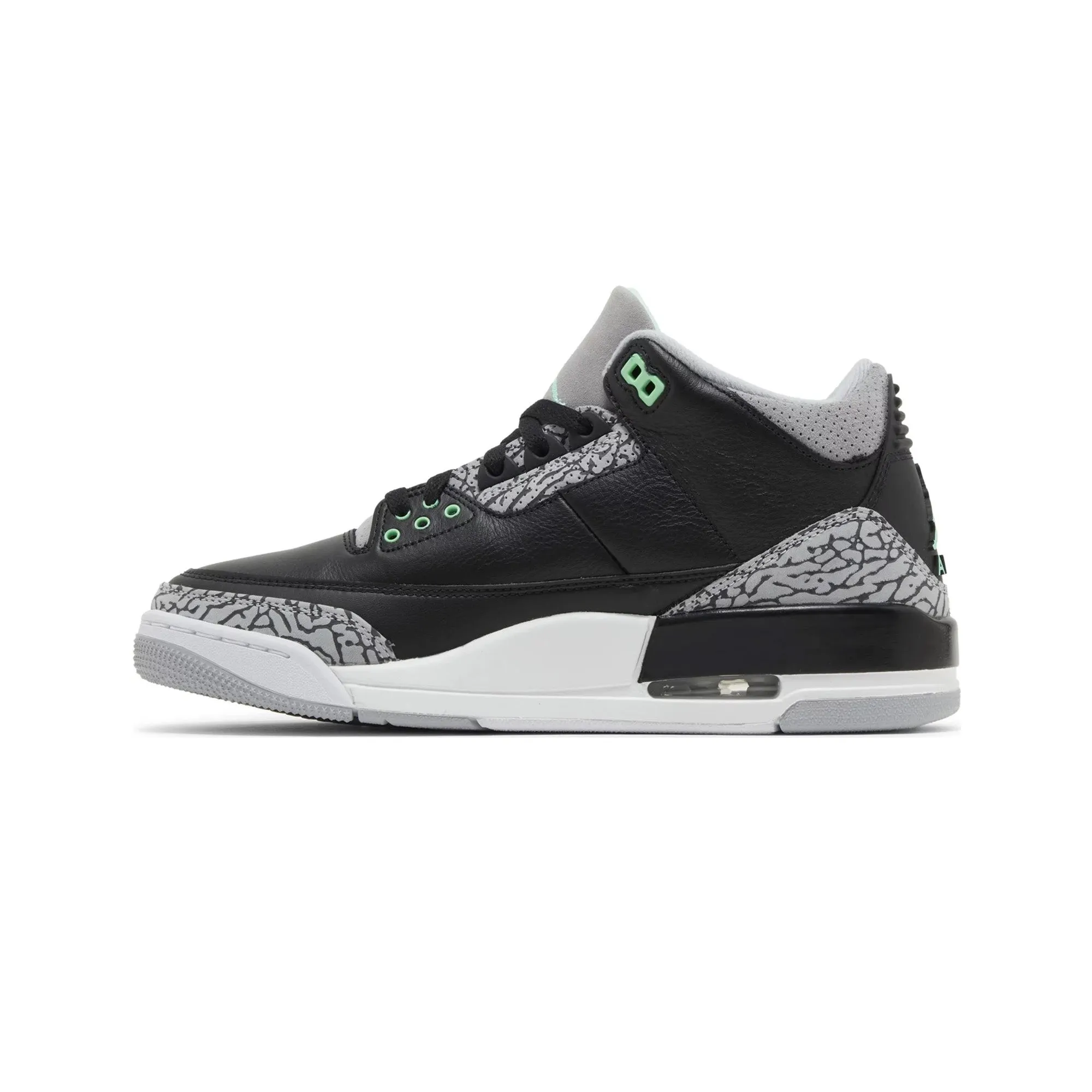 Sneakers Vans Platform Air Jordan 3 Retro 'Green Glow' (2024)