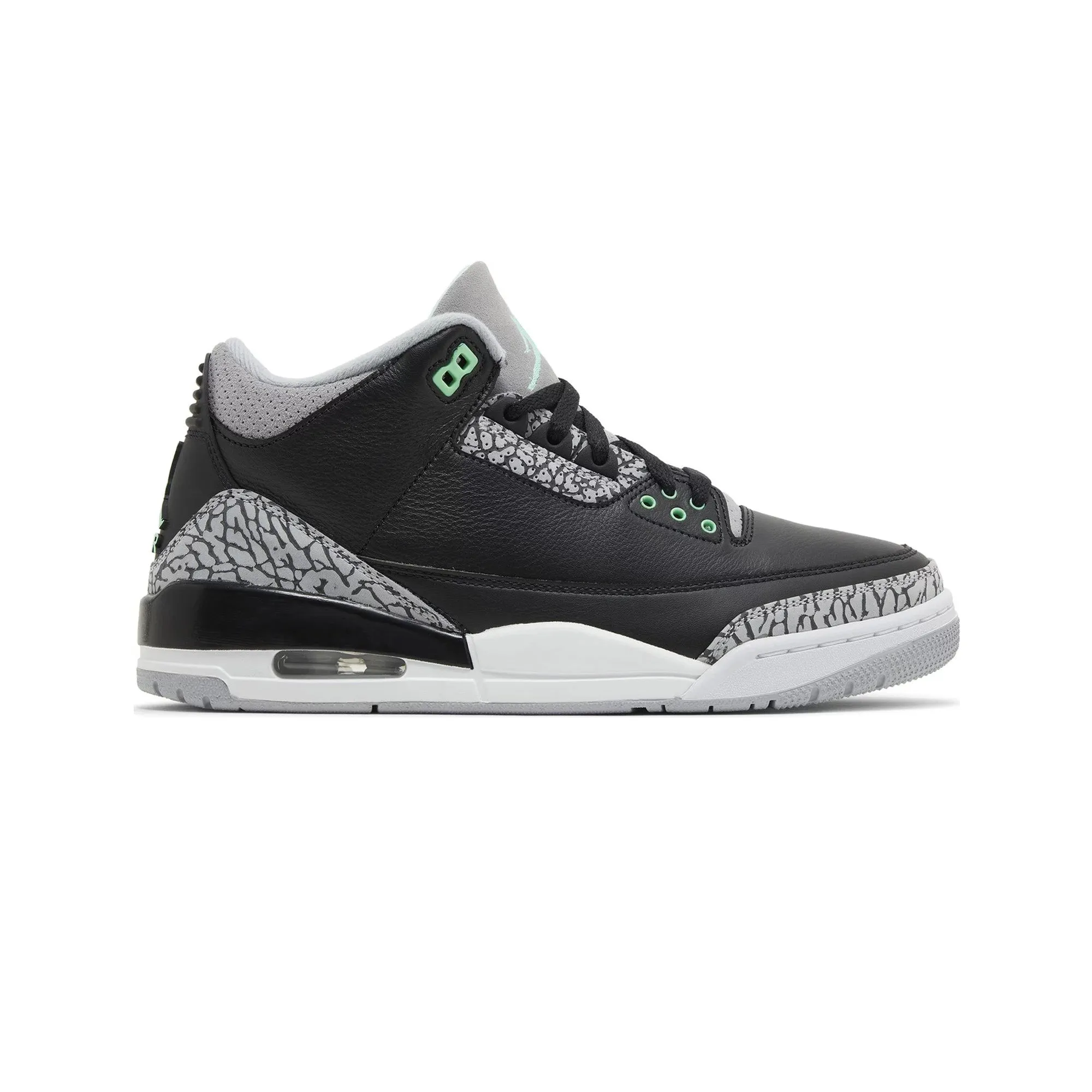 Air Jordan 3 Retro 'Green Glow' (2024) Off Canvas Sneakers